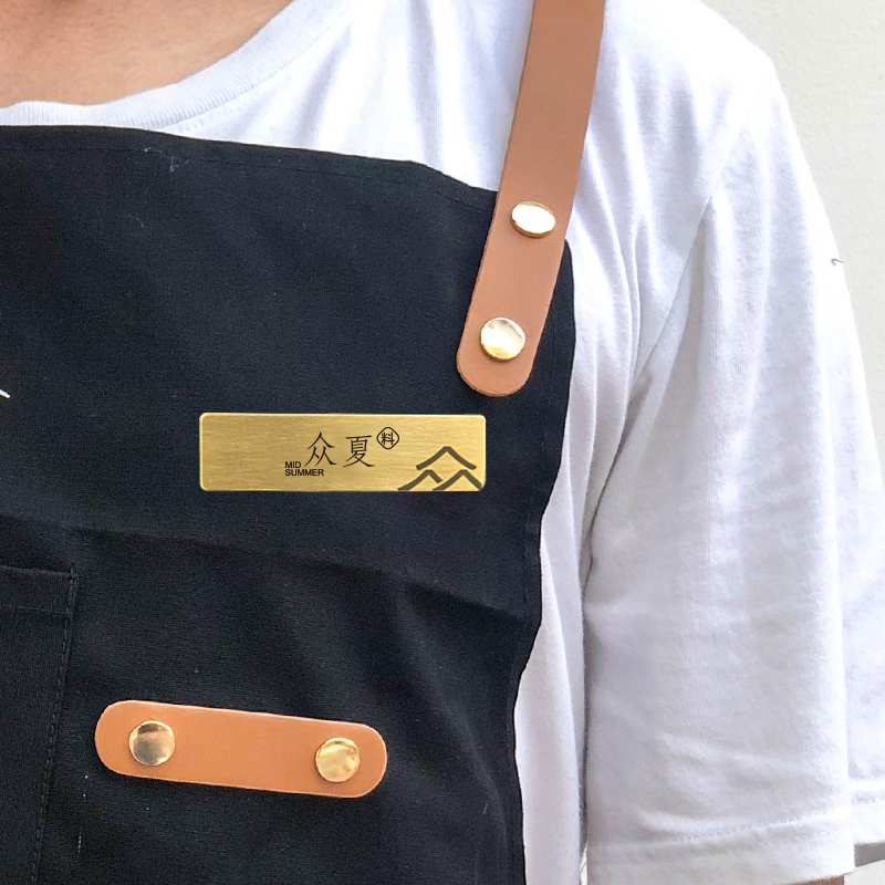 三木高档全铜西装外套胸牌定做