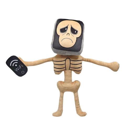 新品手机骷髅人Steal a Brainrot Plush脑腐梗外国山海经毛绒玩具