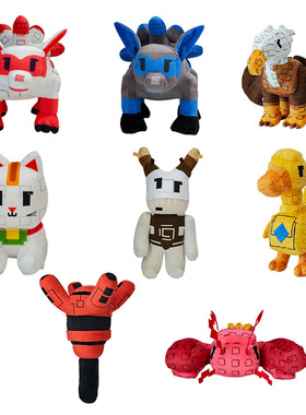 roblox种植花园游戏周边毛绒玩具grow a graden浣熊狐狸蜂后玩偶