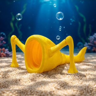 深海迷航升级版金色吞海兽死神利维坦巨鲲布鲁手办玩具儿童礼物