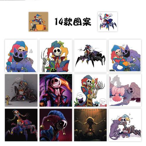 波比玩具工厂第五季原型体1006卷卷贴poppy5莉莉哈吉手账贴纸贴画