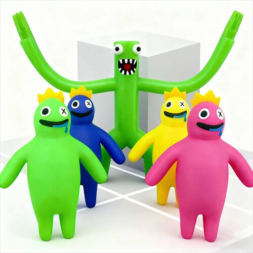 rainbow friend彩虹朋友解压捏捏乐长手怪蓝怪减压玩具发泄球公仔