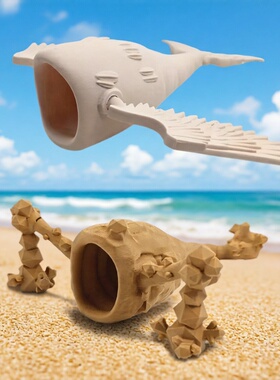 深海迷航食天者vs陆食者手办模型3D打印关节可动夜光宇宙红鱼摆件