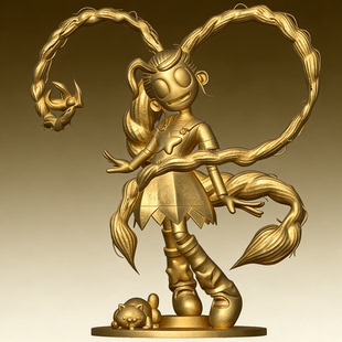 PoppyPlaytime波比5长辫莉莉原型1006黄金模型手办儿童新款 玩具