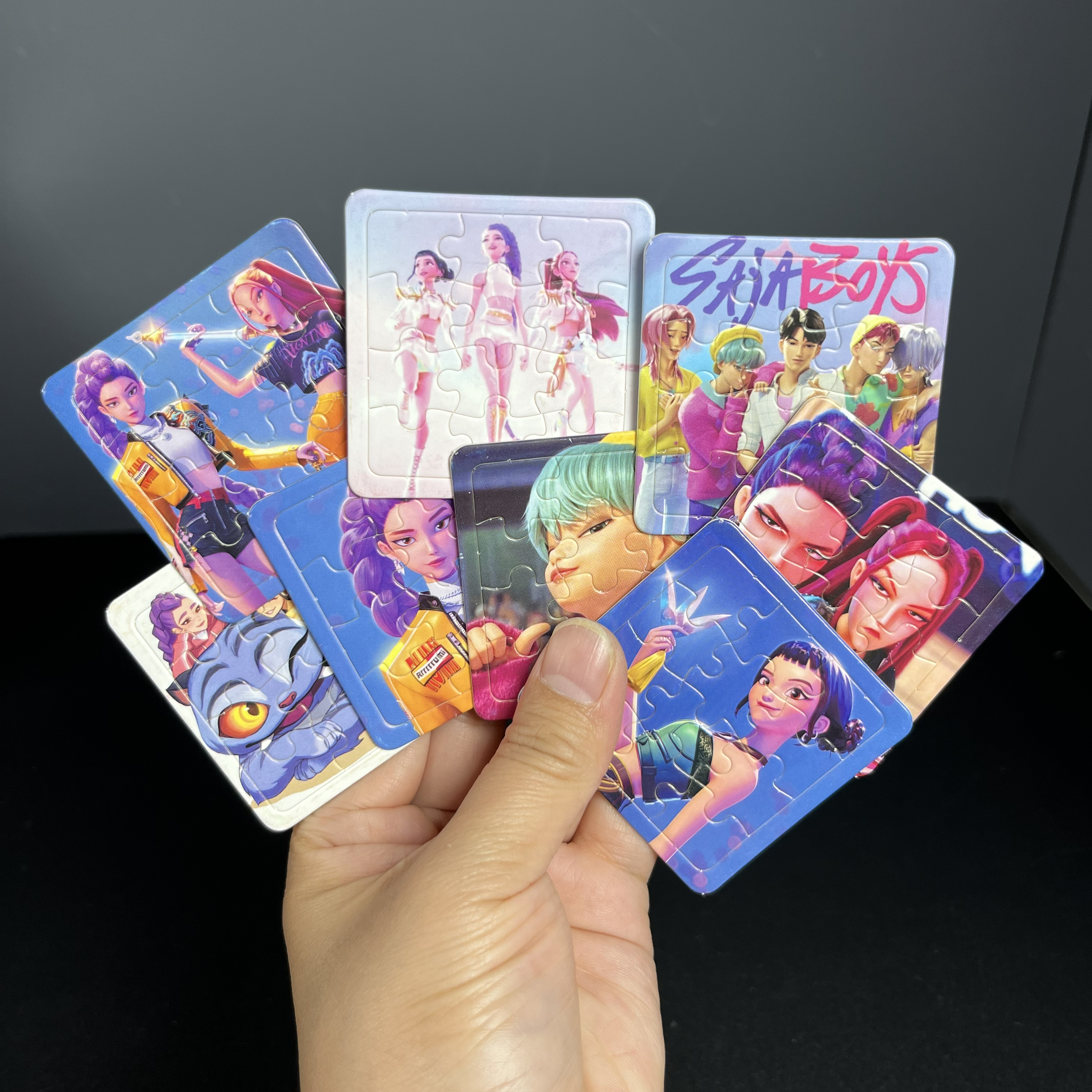 恶魔猎人韩漫周边拼图沙加男团vs猎魔女团kpop儿童拼图礼物玩具