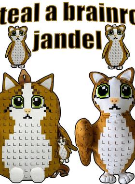 跨境steal a brainrot Sammy Jandel毛绒玩具猫头鹰公仔背包玩偶