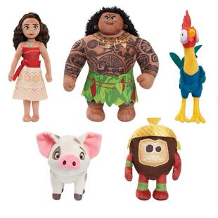 跨境新品 Moana 2 plush 莫阿娜毛绒玩具 动漫毛绒玩偶公仔