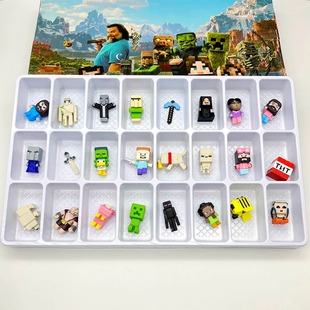我的世界惊喜洞洞乐盲盒minecraft僵尸村民手办戳戳乐儿童礼物品