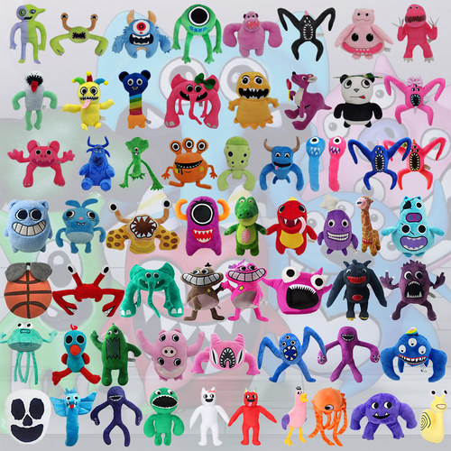 新款班班花园怪物玩具毛绒玩偶