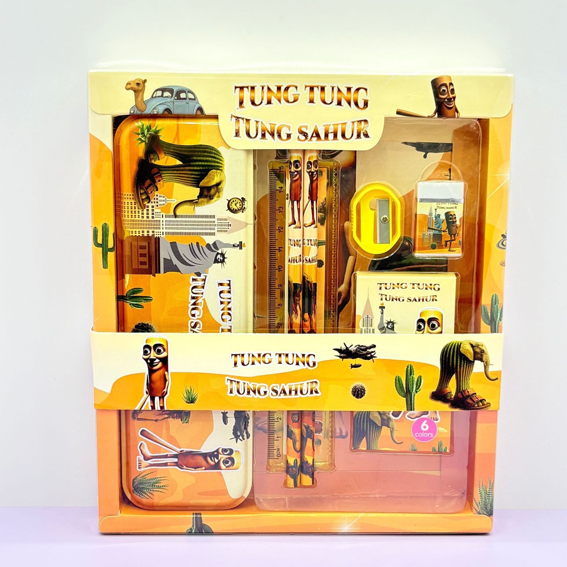 通通通跨境山海经文具套装木棍人穿鞋鲨鱼文具盒铅笔儿童文具礼物,文具电教/文化用品/商务用品,文具套装/礼盒,淘宝优惠券,粉丝福利购,淘宝优惠卷