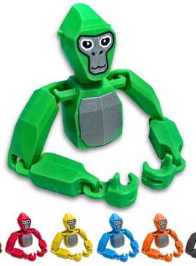 跨境新品Gorilla Tag Flexy Fidget Figurine To猩猩可动玩具礼物