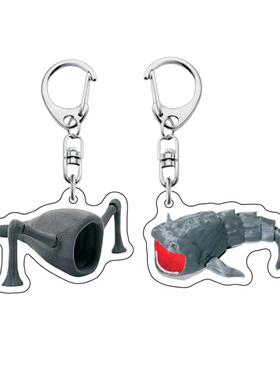 subnautica 深海迷航游戏挂件大嘴吞海者巨鲲布鲁普亚克力钥匙扣