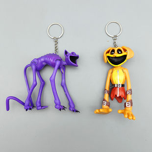 波比游戏时间第三章长腿boss瞌睡猫公仔手办微笑恐怖动物钥匙扣