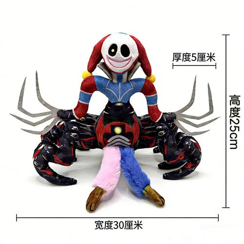 现货popy5原型boss毛绒玩具可翻转波比玩具变异吉姆时间屠夫玩偶