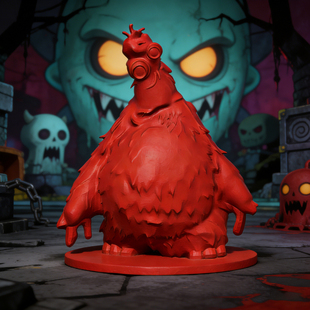 红色查姆波比第五章玩具手办原型1006莉莉·洛芙布雷兹新款 玩具