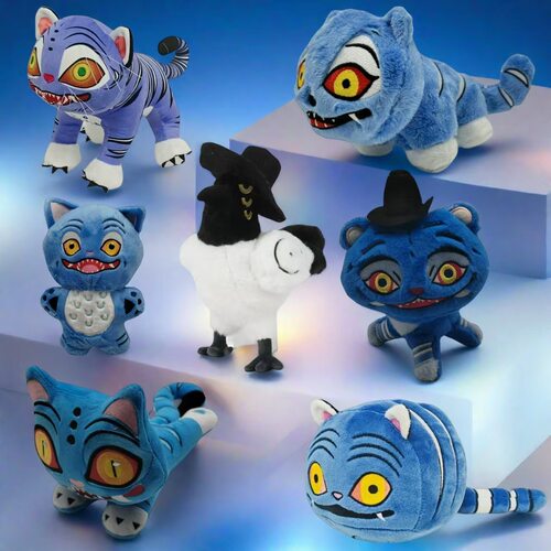 跨境新品猎魔女团老虎Derpy和乌鸦Sussie毛绒玩具K-POP周边玩偶