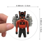 Туалет, монитор, детские наклейки, наклейка, пенал, граффити