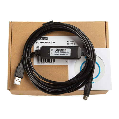 施耐德Twido Neza系列PLC编程电缆下载数据通信线 TSXPCX3030-C