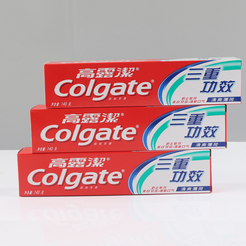 高露洁防蛀固齿薄荷味140g牙膏