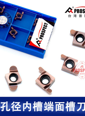 普斯特小孔径内槽端面槽刀片6/7/8GR100/150-R0.5/0.75/1.0 P6205