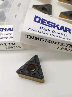 戴斯卡三角形数控车刀片双色涂层TNMG160404/160408-TM LF9218