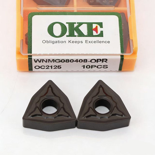 株洲数控刀片桃型刀粒外圆内孔钢件加工WNMG080408-OPR