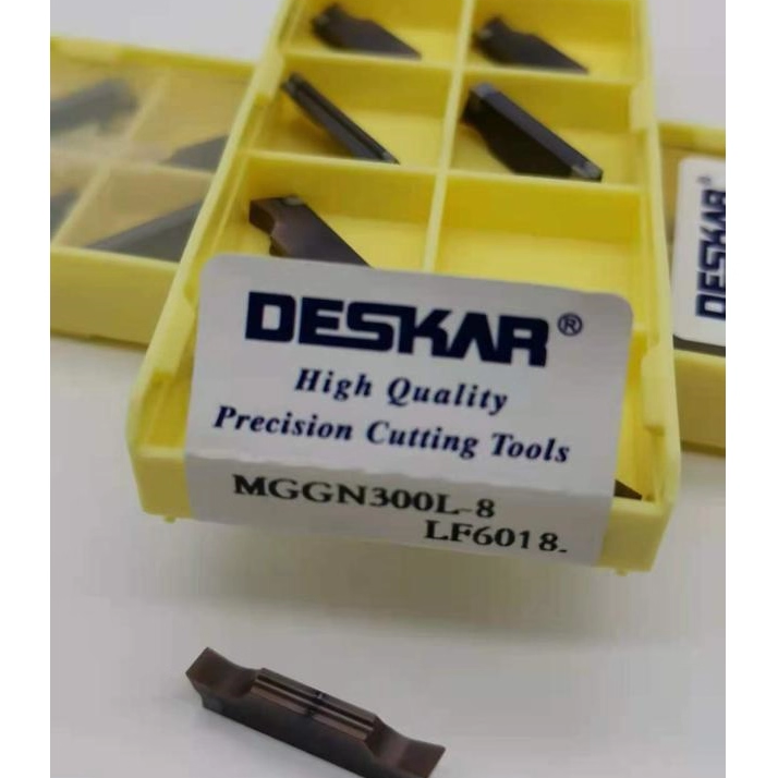 戴斯卡数控槽刀片MGGN300L-8 LF6018反刀斜口8度