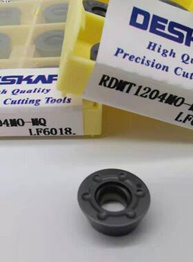 戴斯卡数控铣刀片RDMT1204MO-MQ LF6018 LF6028S圆刀粒R6