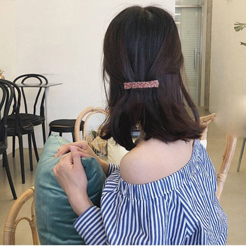 高级感发夹女新款后脑勺半扎气质