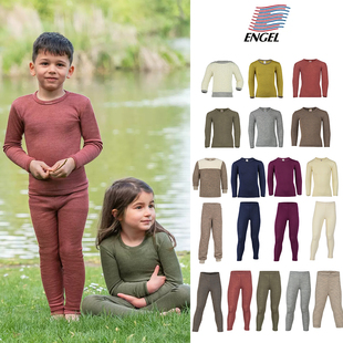FW23秋冬儿童宝宝纯色打底上衣T恤打底裤 德国ENGEL Little 65Z