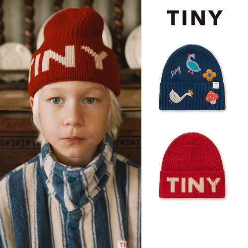 Little现货 西班牙Tiny Cottons FW26秋冬儿童针织帽100羊毛保暖