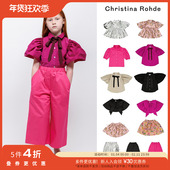 Little现货Christina Rohde SS25春夏女宝小飞袖 上衣半裙长裤