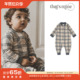 65Z 现货Little丹麦thatsmine FW24新生儿婴童有机棉连体衣外出服