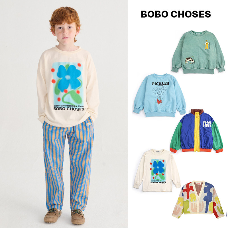 Little现货西班牙bobo choses ss26儿童卫衣T恤外套针织开衫2-9Y