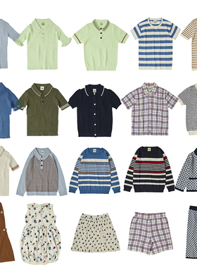 5Z Little FUB春夏秒杀合集 SS24短袖polo衫开衫短裤半裙长裤