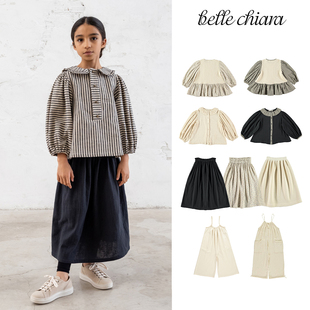 chiara FW22秋冬儿童上衣半身裙背带裤 belle 3Z不退不换西班牙