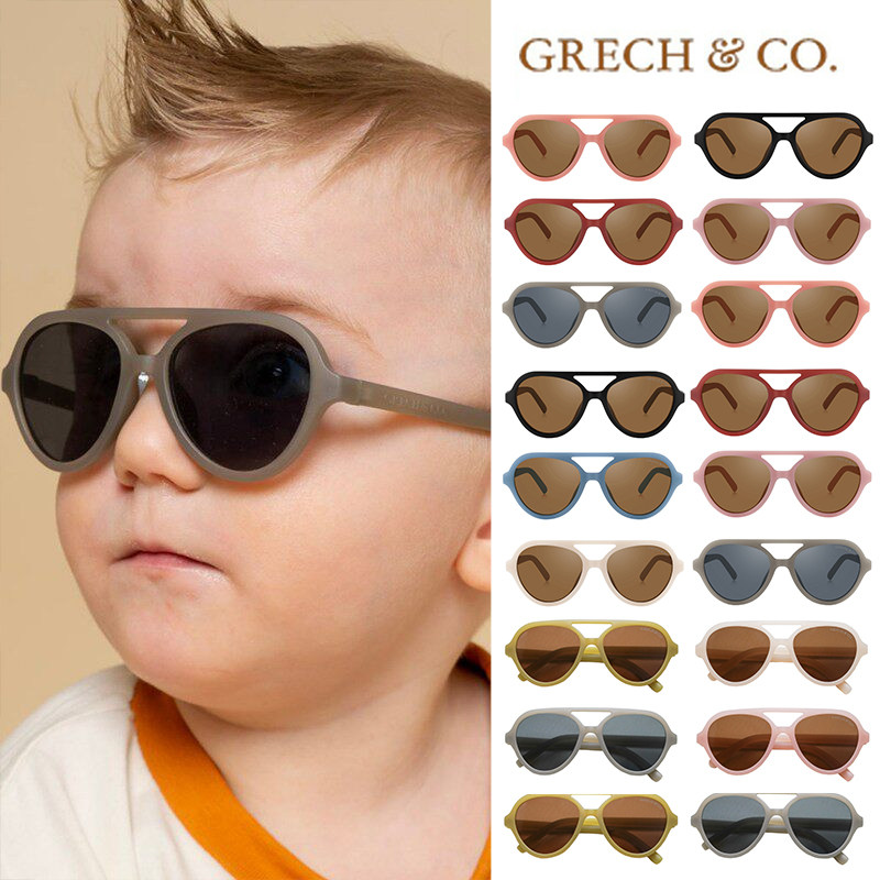 75Z Little现货 丹麦grech co 春夏儿童太阳眼镜复古时尚墨镜百搭