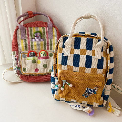 little现货 印度choose kind FW25儿童卡通动物幼儿园双肩包腰包