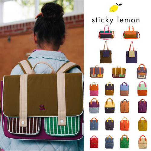 秋冬拼色荷兰儿童双肩包little家