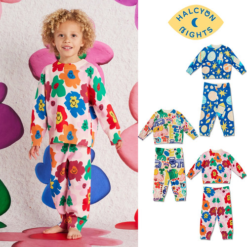 Little现货 墨尔本Halcyon Nights SS26儿童印花针织衫毛衣针织裤