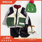 5件4折 FW25秋冬儿童摇粒绒夹克外套马甲 Wynken Little现货 英国