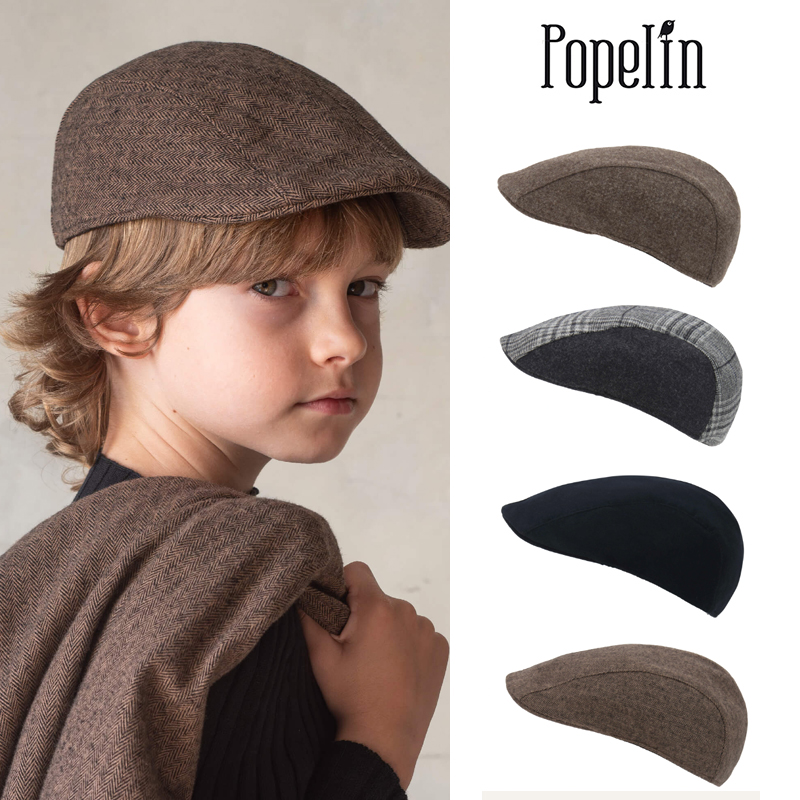 Little现货 西班牙popelin FW25秋冬男宝前进帽西装帽