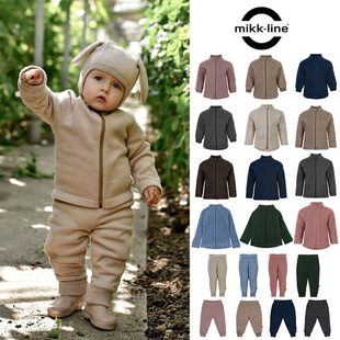 FW25秋冬儿童羊毛夹克棉服外套长裤 85Z补Little家现货mikk line