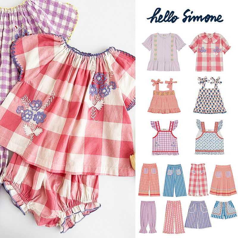 Little现货 hello simone SS26女宝纯棉印花短袖花苞裤帽子6-24M