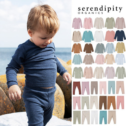 Little现货丹麦 serendipity SS26春夏幼童宝宝长袖T恤打底裤