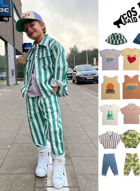 5件3折 Little比利时cos I said so SS23春夏儿童短袖T恤裤子帽子