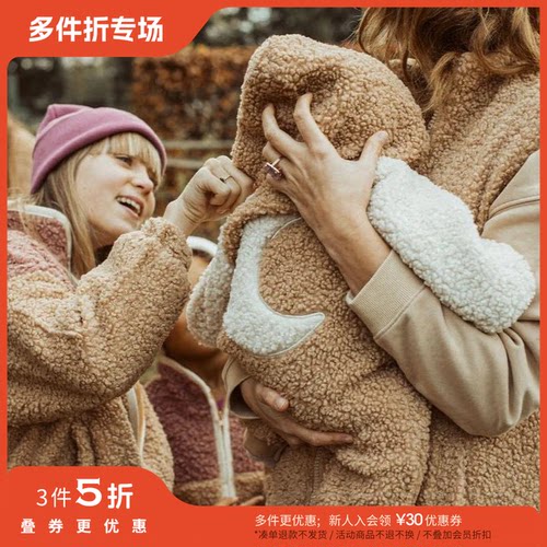 3件5折 ella and rapha FW25冬新生儿宝宝泰迪绒连体衣外出服保暖
