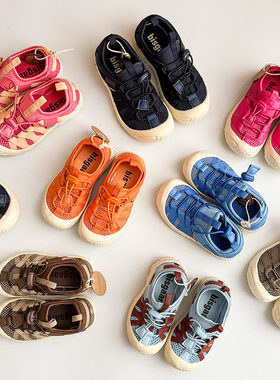 7Z微瑕Little家丹麦Bisgaard 儿童户外露营透气包脚凉鞋溯溪