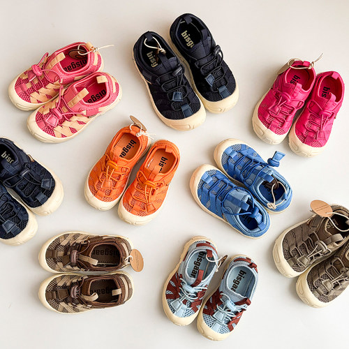 7Z微瑕Little家丹麦Bisgaard 儿童户外露营透气包脚凉鞋溯溪