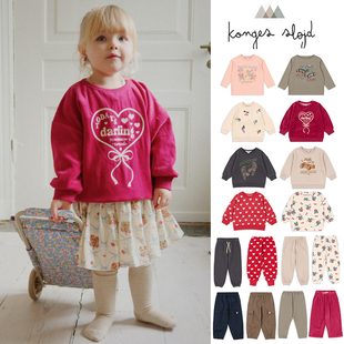 Little现货 FW25秋冬男女童卫衣卫裤 丹麦 Slojd Konges